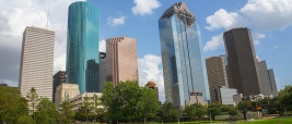 Houston skyscrapers.